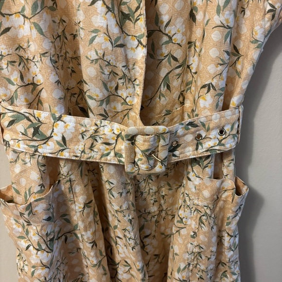 Draper James Yellow Floral Midi Dress - Picture 6 of 13